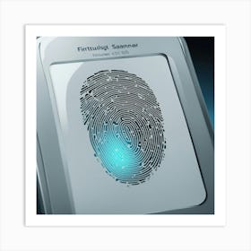 Fingerprint Scanner 2 Art Print