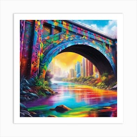 Rainbow Bridge 2 Art Print