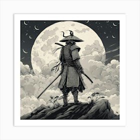 Samurai Art 60 Art Print