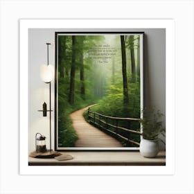 Path In The Woods Art Print