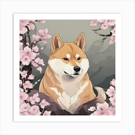 Shiba Inu 27 Art Print