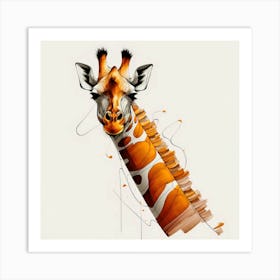 Giraffe 4 Art Print