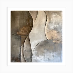 Contour Interplay Art Print