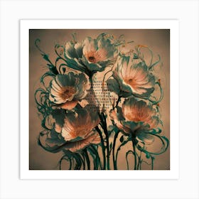 Flowers In A Vase 16 Art Print