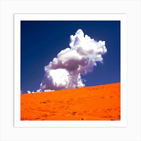 Cloud Coral Pink Sand Dunes Utah Art Print