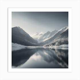 Winter Landscape - Winter Stock Videos & Royalty-Free Footage Art Print