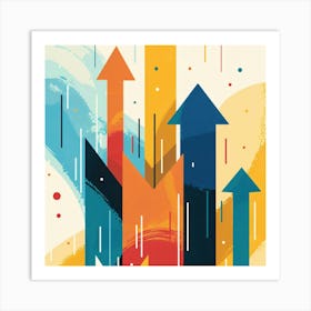 Arrows Of Growth Art Print