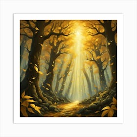 Autumn Forest 13 Art Print