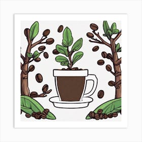 Coffee Tree 8 Art Print