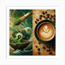 Matcha Art Art Print