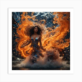 Fire Dance Art Print