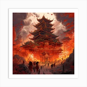 Chinese Pagoda Art Print