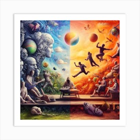 'Multiverse' Art Print