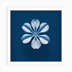 Blue Flower 6 Art Print