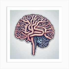 Brain Anatomy 21 Art Print