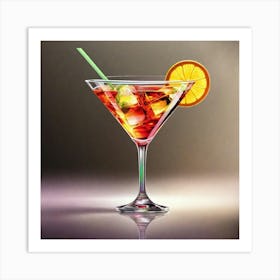 Martini 6 Art Print