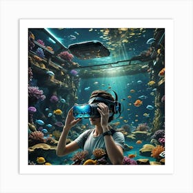 Vr Headset 3 Art Print