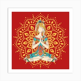 Yoga Girl 1 Art Print