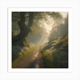 Path In The Woods 1 Art Print