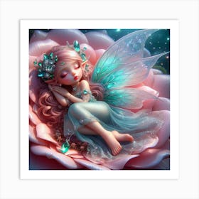 Sleepingfairy Art Print