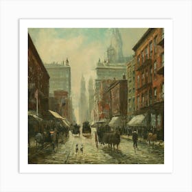 New York City 1899 Art Print