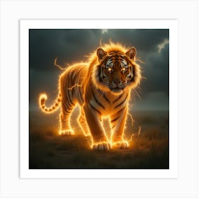 Lightning Tiger 1 Art Print