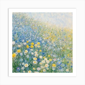 Wildflower Spring Meadow Art Print