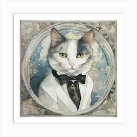 Haughty Cat Art Print