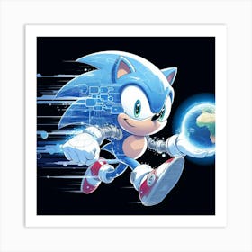 Sonic The Hedgehog 55 Art Print