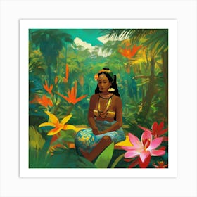 exotic eve by paul gauguin art 1 Art Print