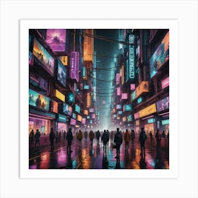 Technology Art Print