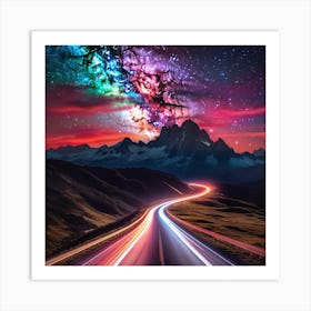 Galaxy Road Art Print