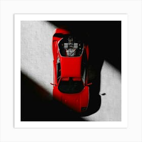 Red Ferrari F40 1 Art Print