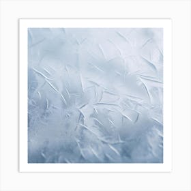 Frosty Window Art Print