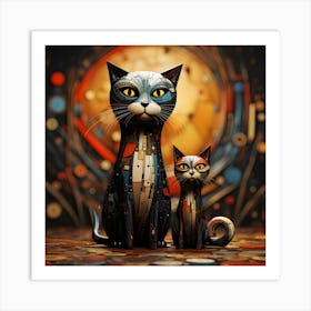 Catmosphere Unleashed Art Print