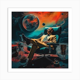 Man In A Chair Art Print