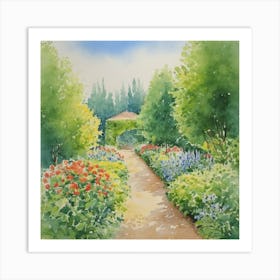 Garden Path Art Print