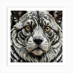 Mosaic Zorilla Art Print