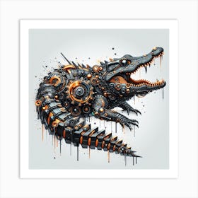 Alligator Art Print