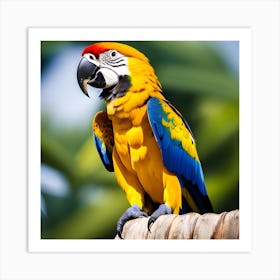 Colorful Parrot 9 Art Print