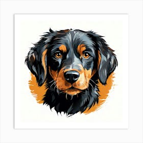 Rottweiler 2 Art Print