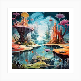 Mermaid'S World Art Print