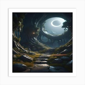 Forest Path Art Print