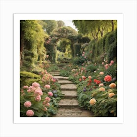 Garden Path Art Print