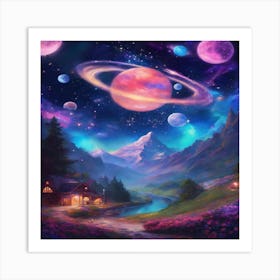 Saturn Art Print