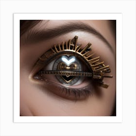 Steampunk Eye Art Print