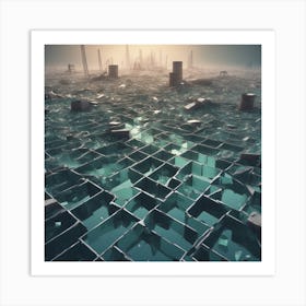 Broken City Art Print