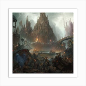 Fantasy City Art Print