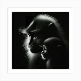 Mother And Child 7 Art Print