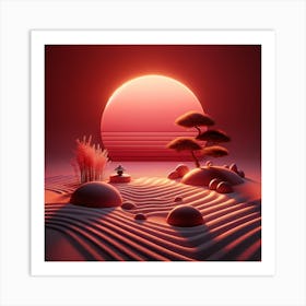 Asian Landscape 4 Art Print